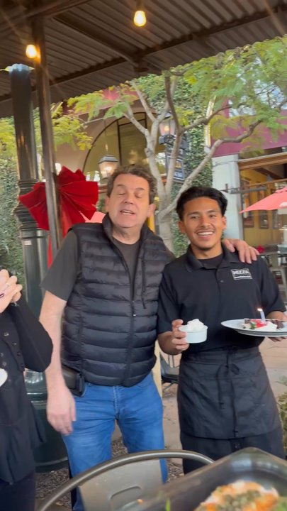 Mizza - The staff sings Happy Birthday to me with some help from me too. - Italian Near Me - Santa Barbara, California