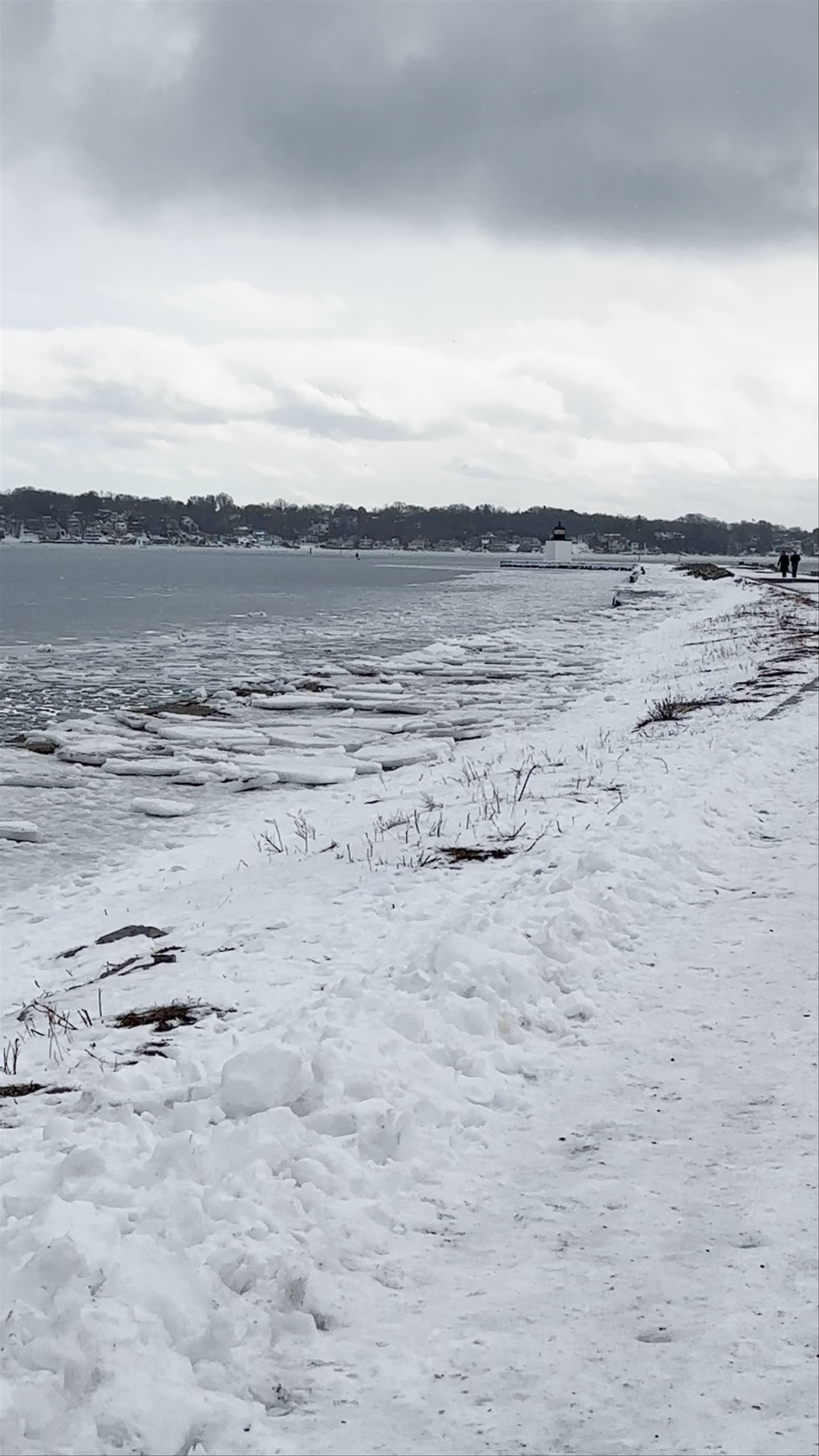Winter Serenity at Historic Derby Wharf, Salem, Massachusetts