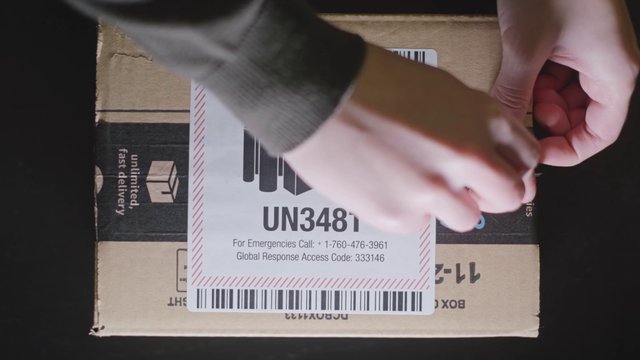 Unpacking Amazon Prime parcel