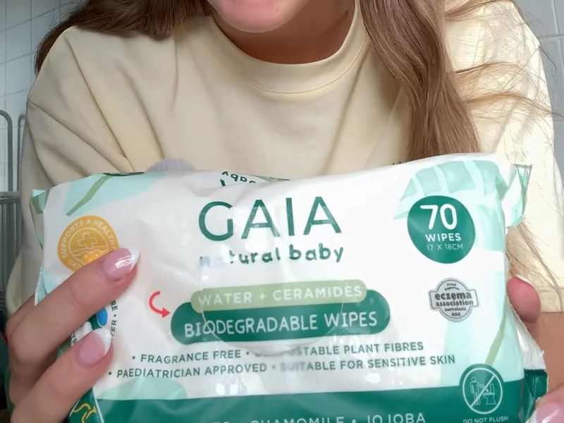 GAIA Bamboo Water Wipes | Educational Testimonial