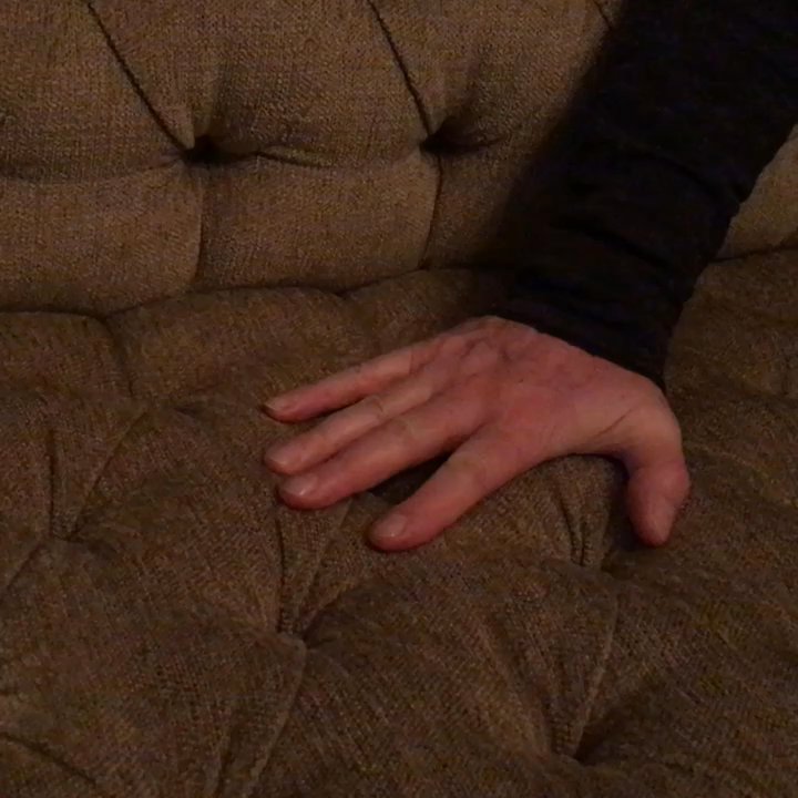 Arhaus - Think twice about getting a sofa here. This arrived only 2 weeks ago! SQUEAK CITY! - Home Decor Near Me - Hackensack, New Jersey