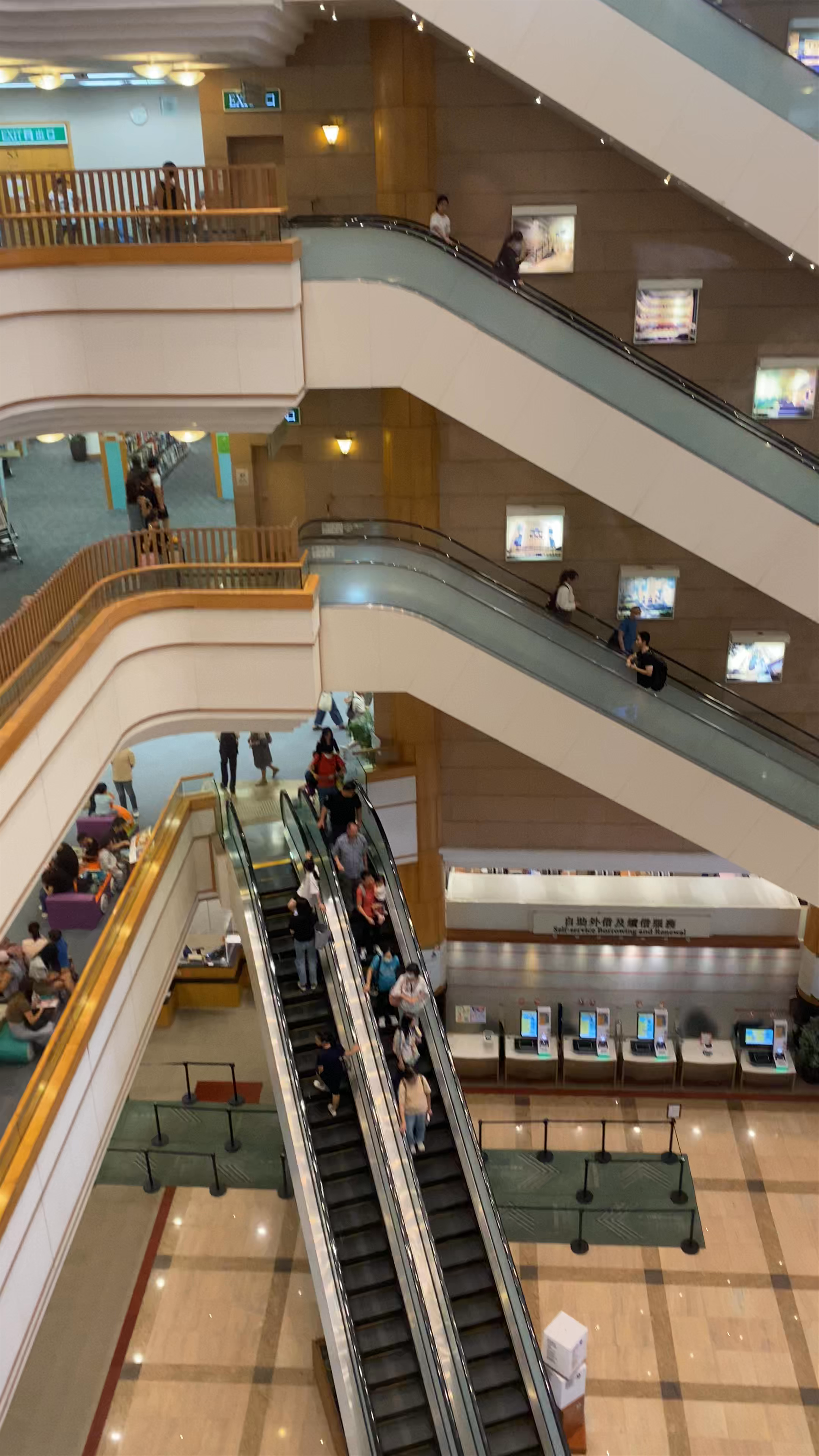 Exploring Hong Kong Central Library's Architectural Grandeur and Bustling Ambiance