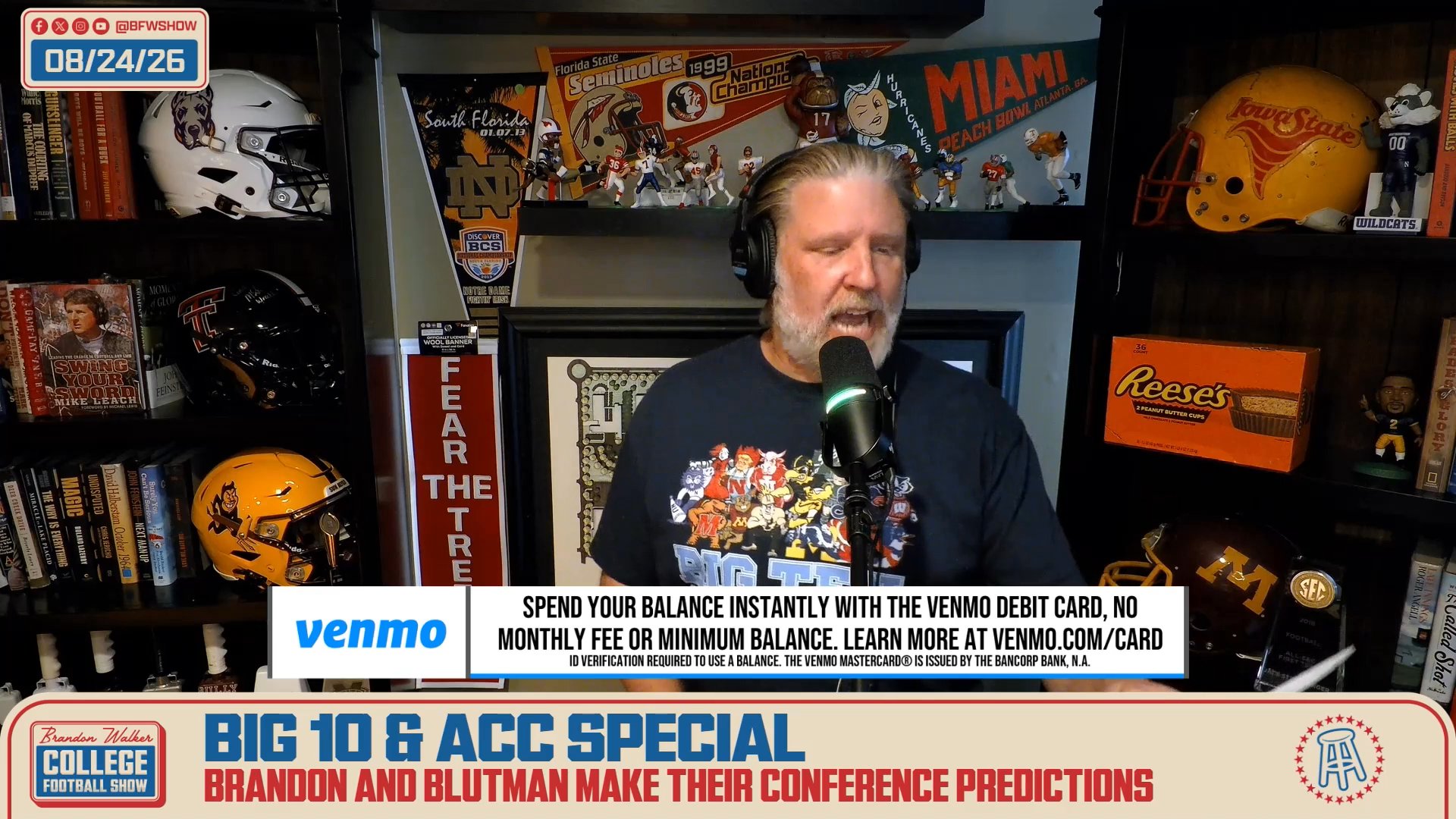 Big 10 & ACC Predictions + 1 on 1 with Greg McElroy | The BFW Show 8.24.26