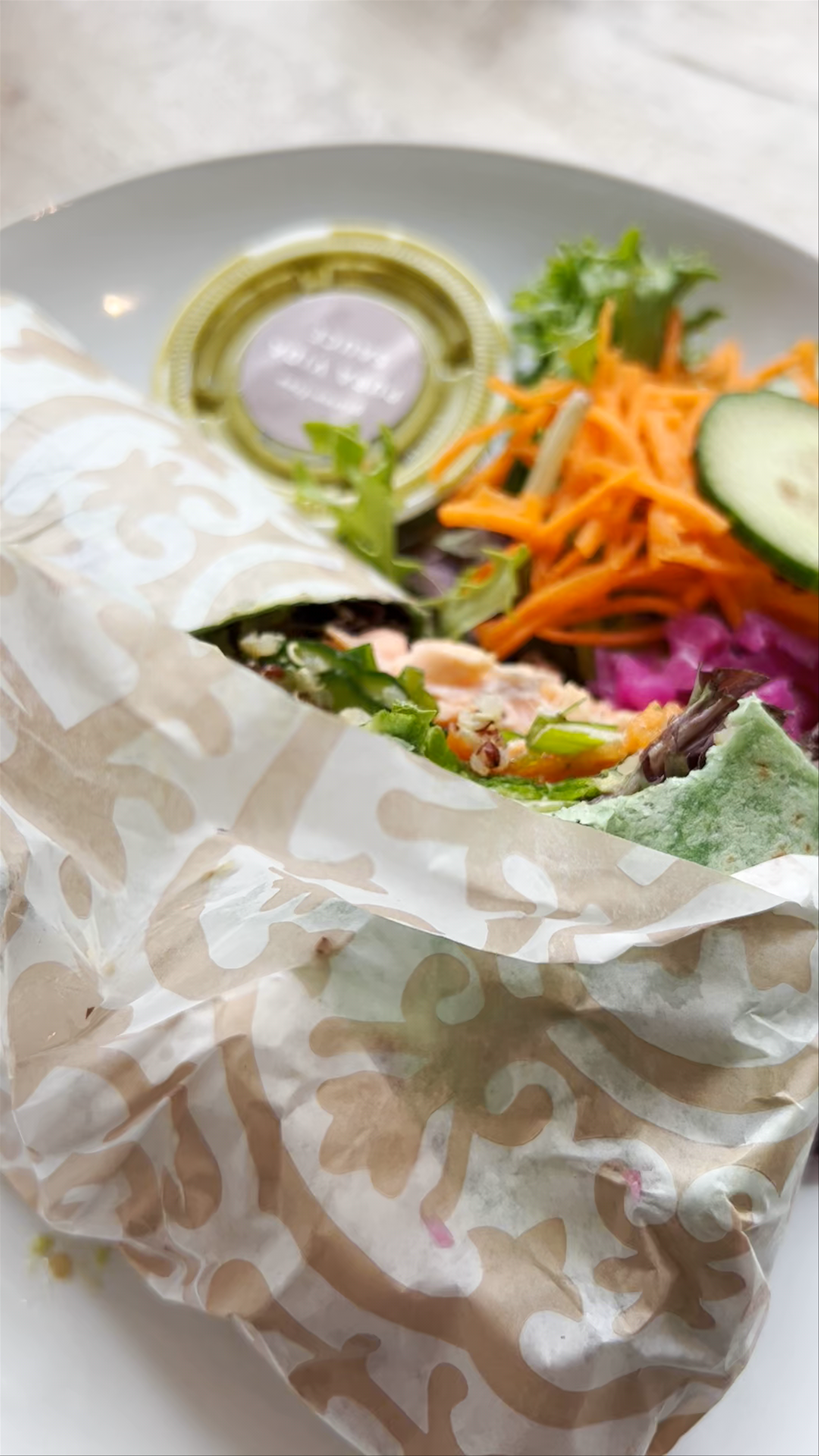 Fresh & Vibrant Plant-Based Wrap in West Palm Beach