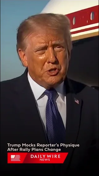 Trump Mocks Reporter's Physique After Rally Plans Change