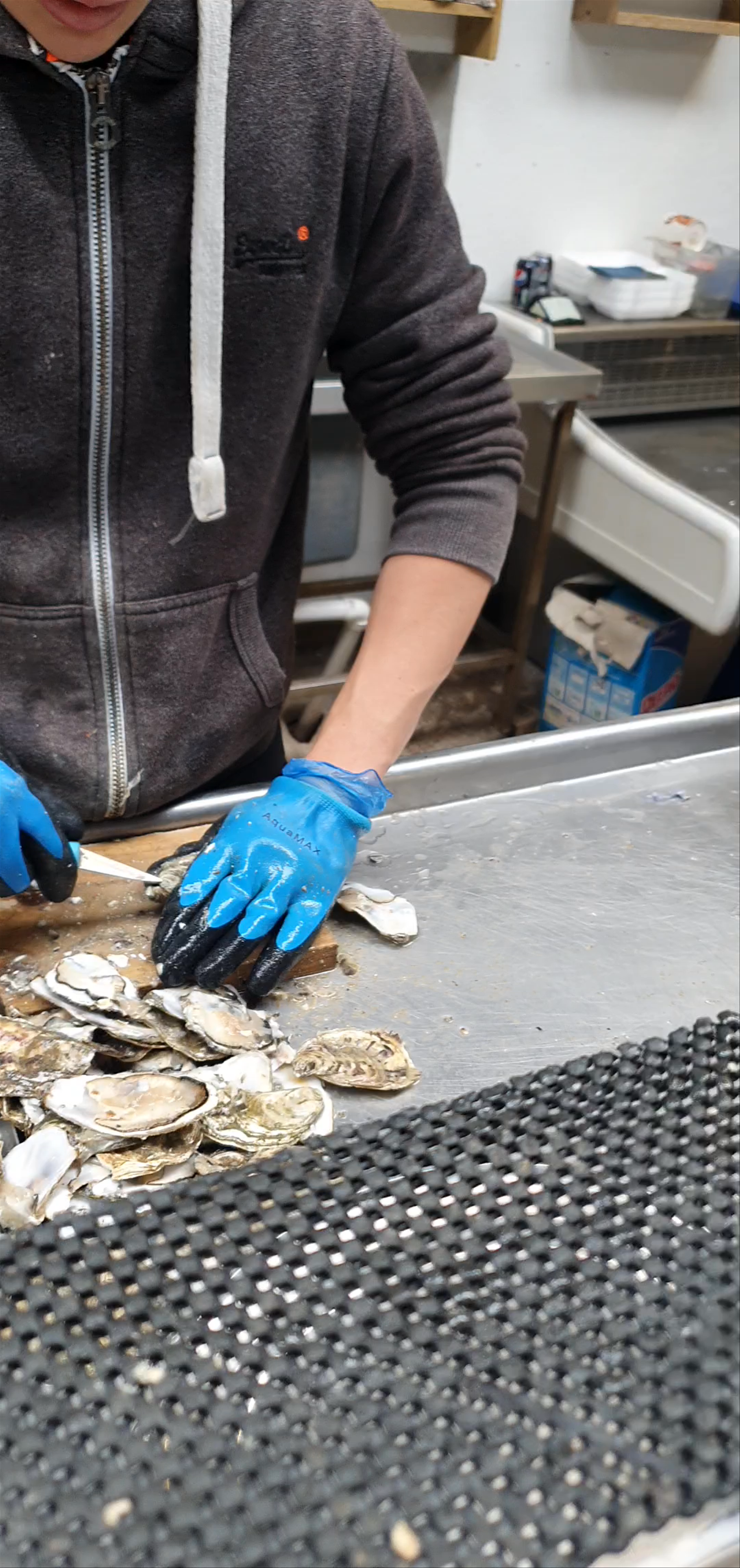 Oyster Shucking at The Oyster Shed, Isle of Skye