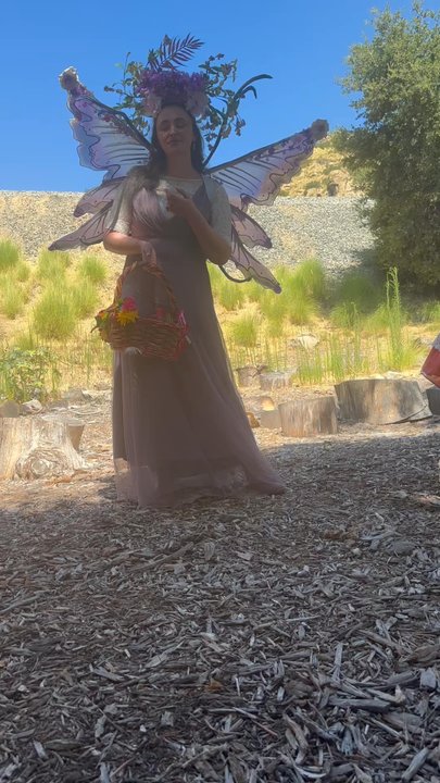 A Faery Hunt - A sweet lullaby had Penelope the faery falling asleep! - Party Characters Near Me - Los Angeles, California