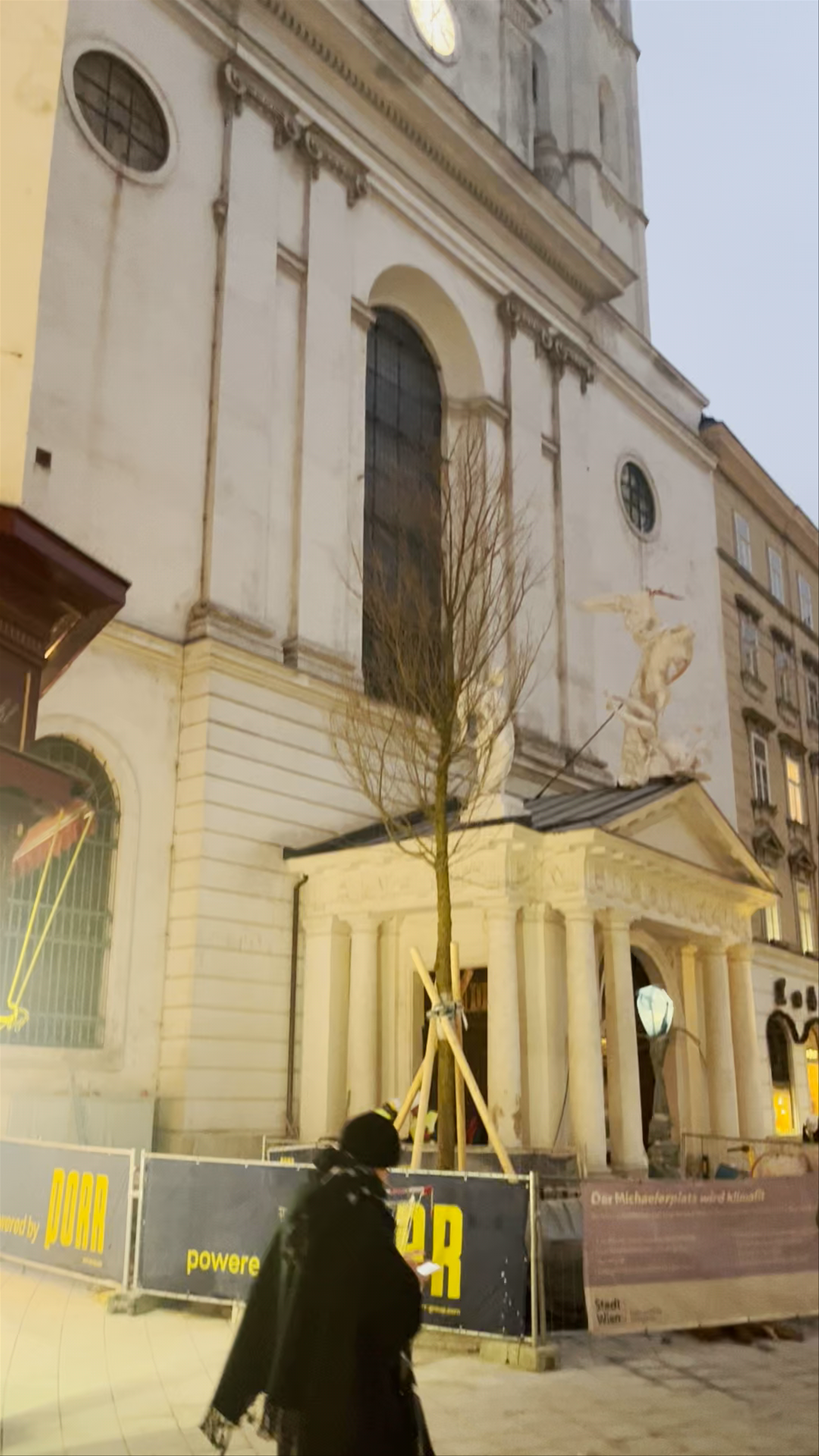 Evening Stroll at Michaelerplatz, Vienna