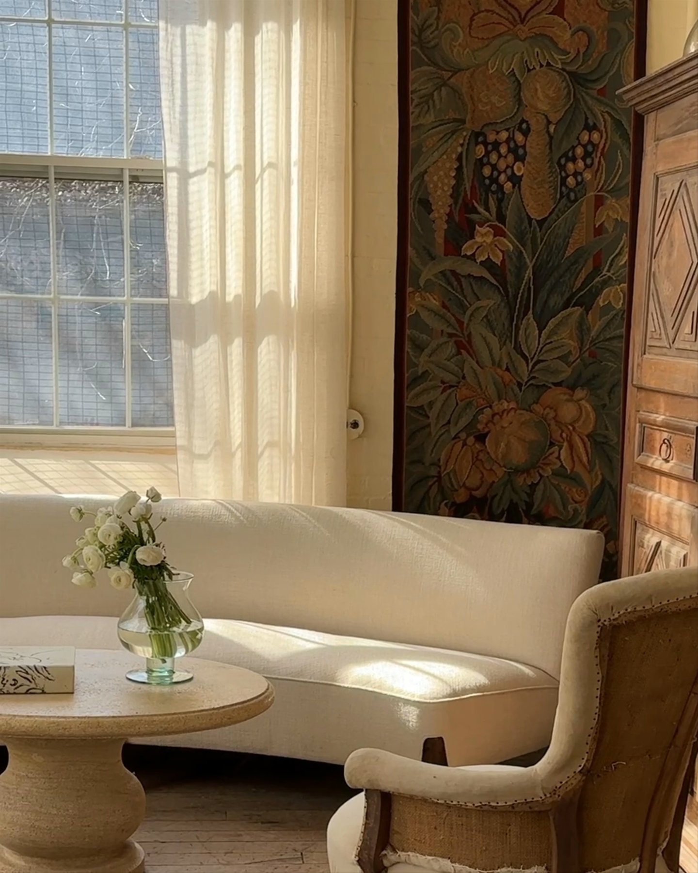 French Needlepoint Long Tapestry