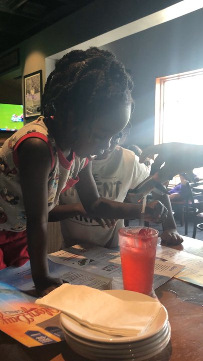 Glory Days Grill - Live action look at a Shark attack (sorta lol) - American Near Me - Lutz, Florida