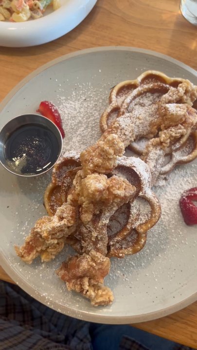 Blossom Cafe - Karage w/waffles - Asian Fusion Near Me - Simsbury, Connecticut