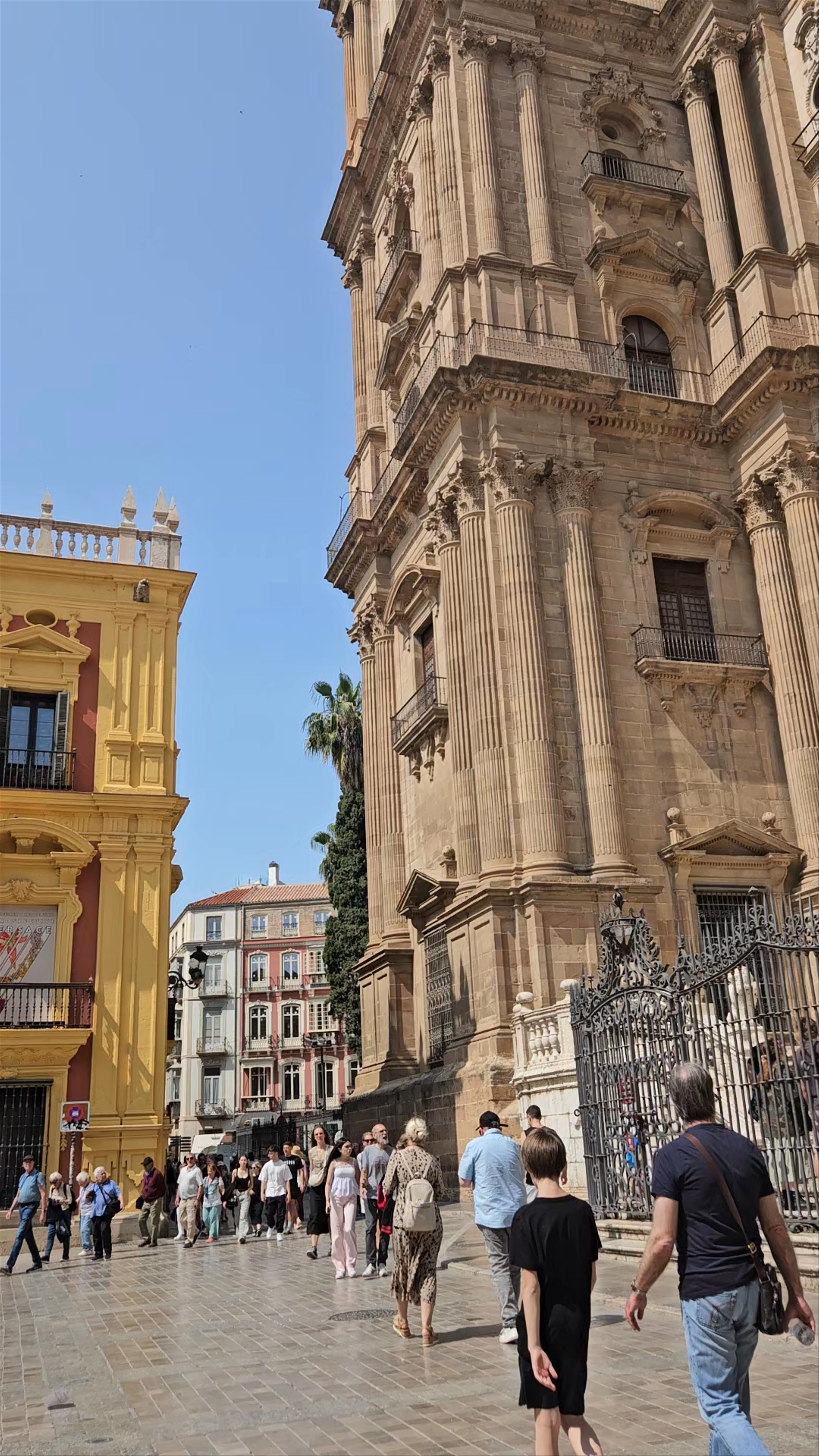 Vibrant Afternoon at Plaza del Obispo, Málaga