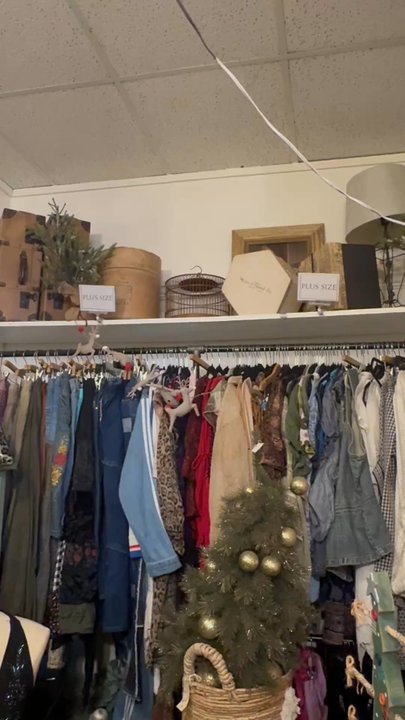Forget Me Not Antiques - Clothing was neatly organized into men's and women's section and they even had plus sizes - Antiques Near Me - Riverside, California