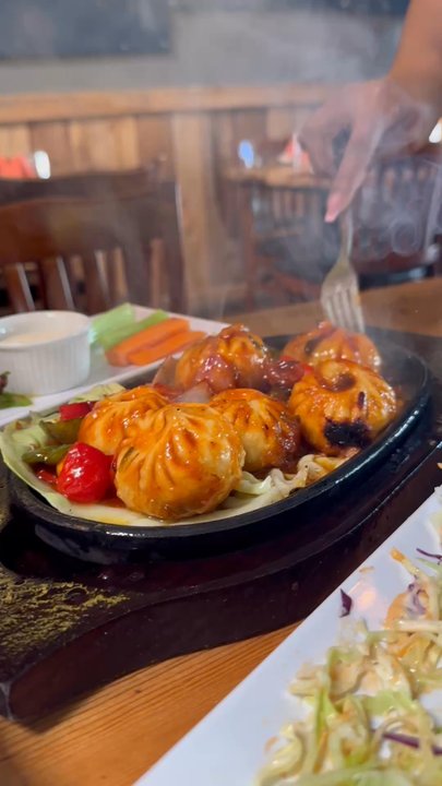 Tipsy Yeti Restaurant & Bar - Chicken Sizzler Mo Mo - Sports Bars Near Me - Berkeley, California