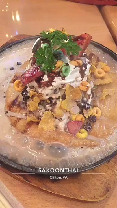 Sakoonthai - Coconut roti dessert - Thai Near Me - Clifton, Virginia