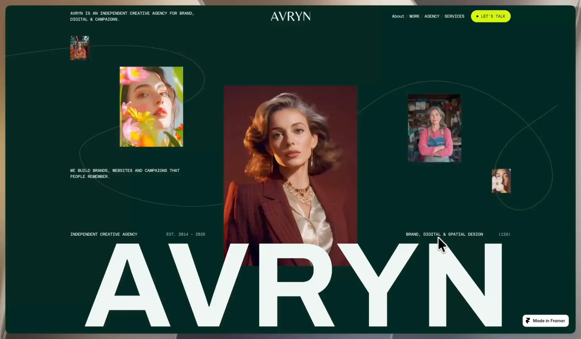 Finally our creative agency template AVRYN is readylet me know what you think of this hero flow