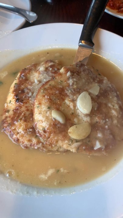 Salvatore Scallopini - Fresh right out of the pan...delish! - Italian Near Me - Eastpointe, Michigan