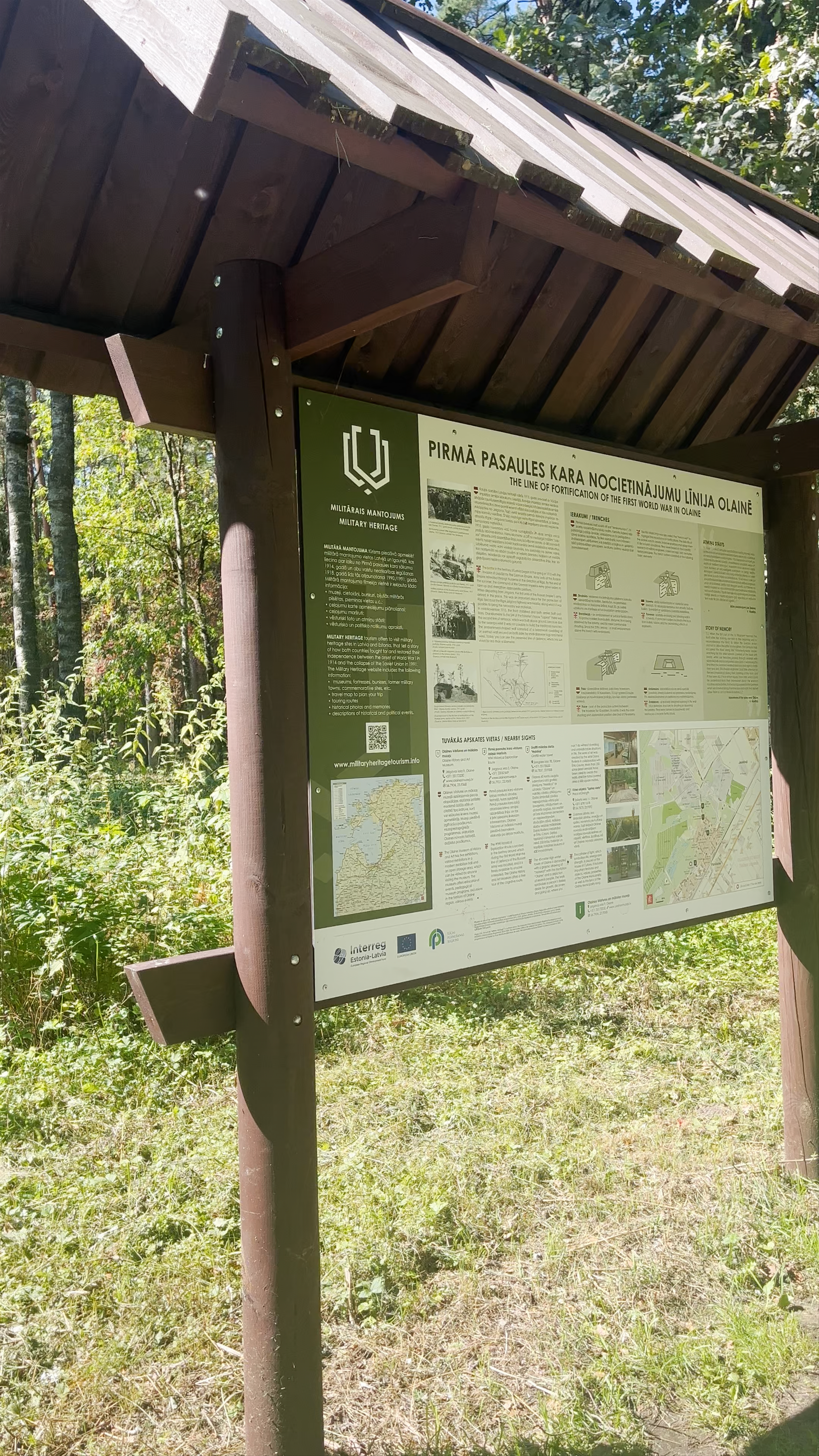 Olaines Mežaparks: Tranquil Walk Through Historical World War I Fortifications in Latvia