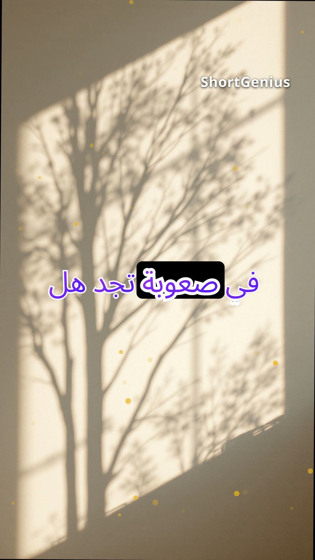 ظلال الهدوء: رقص الظلال بلطف إلى النوم