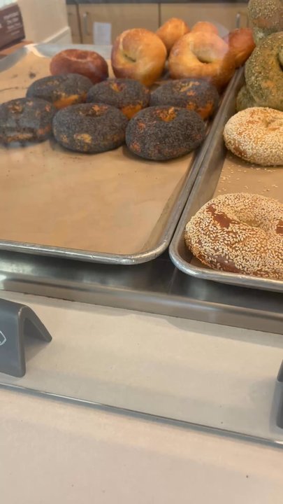 Lillo Eatery - Bagel selection - get there early for garlic and rosemary - Breakfast & Brunch Near Me - Reno, Nevada