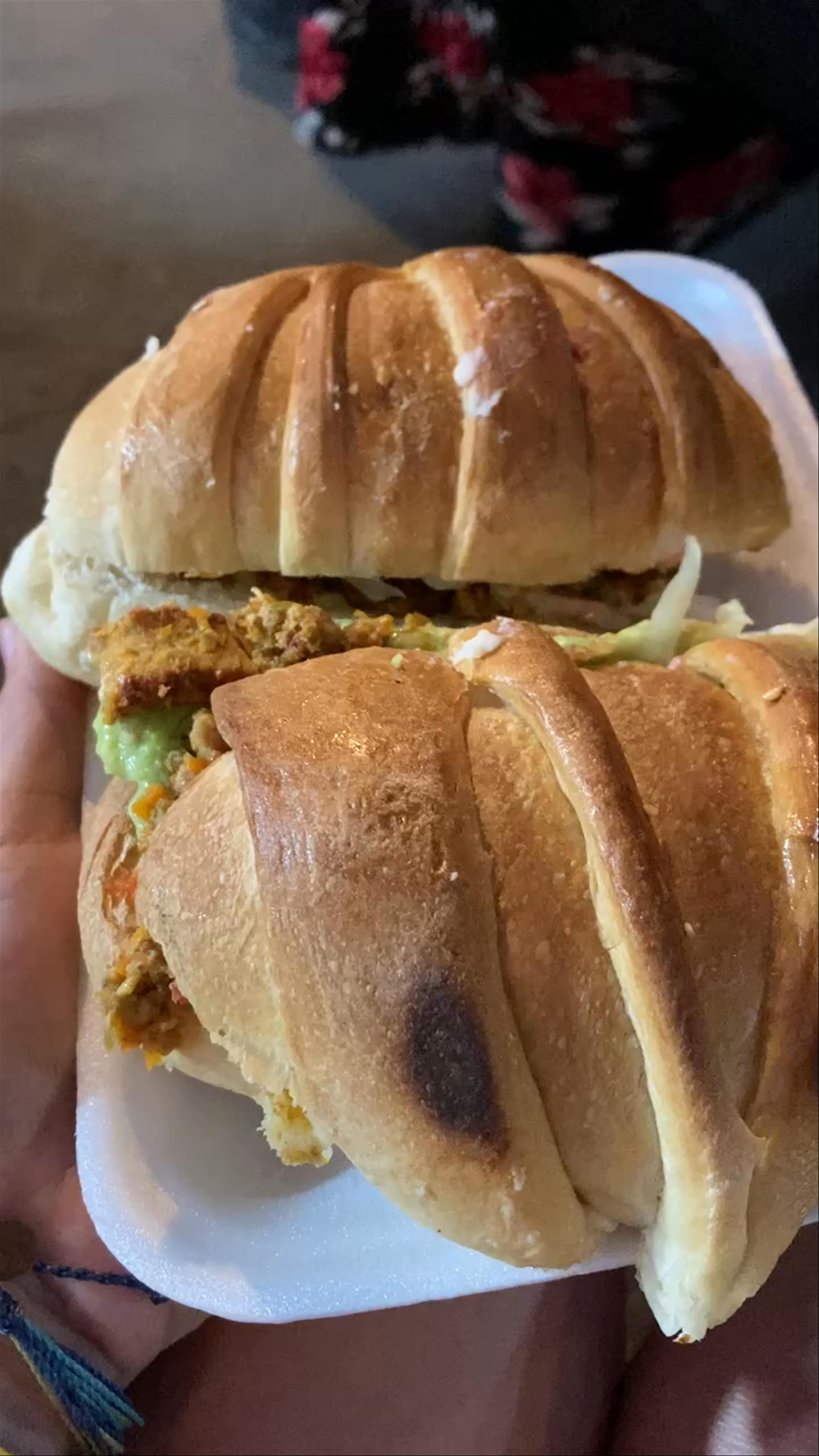 Nighttime Street Food in Antigua Guatemala: Flavorful Torta Experience