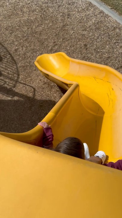 Apollo Community Regional Park - Son slides down big slide - Parks Near Me - Lancaster, California