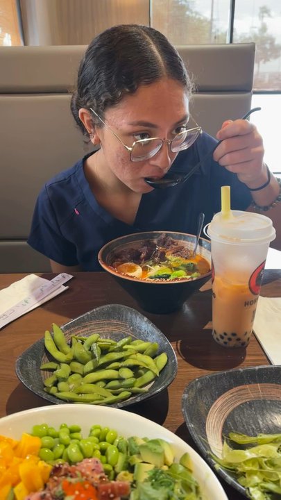 Hokkaido Ramen House - Spicy ramen Thai tea Edamame - Ramen Near Me - Mount Dora, Florida