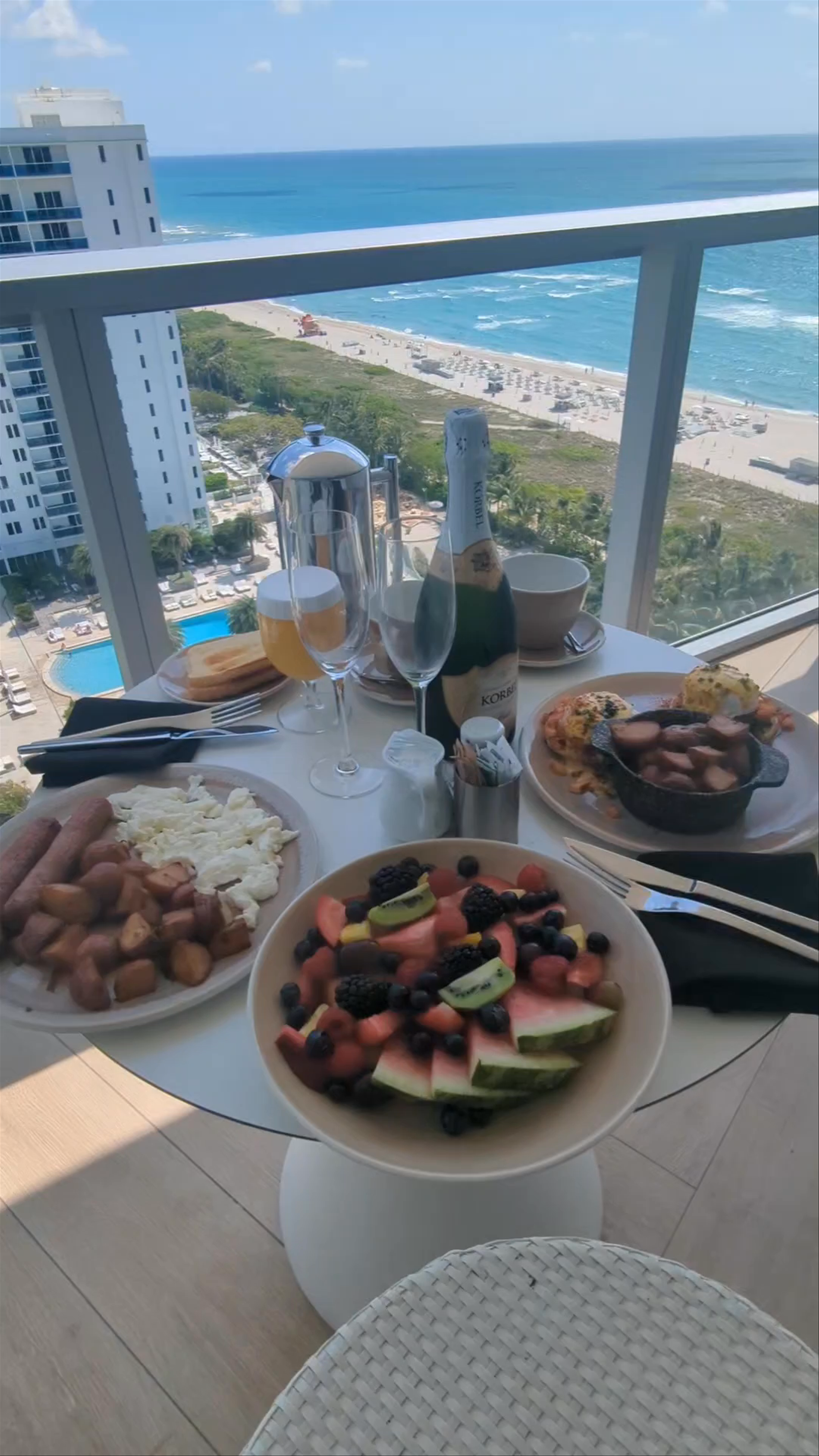 Seaside Brunch with Ocean Views at W South Beach, Miami