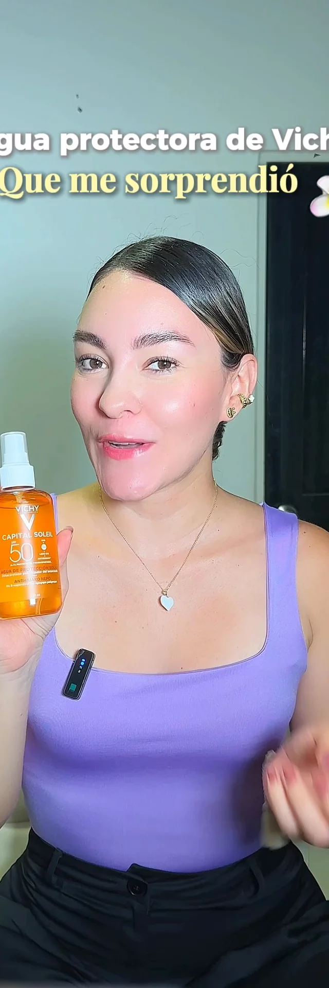Agua protectora solar Vichy
