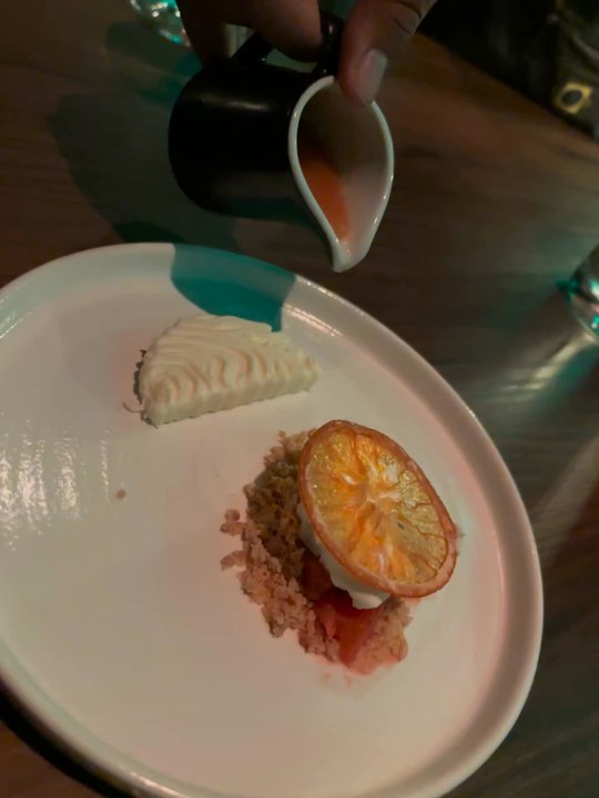 Moon - Orange dessert - Modern European Near Me - Amsterdam, New Hampshire
