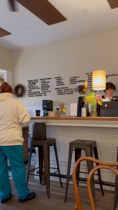 Hudson Roastery - Really nice interior showing the counter and the bar - Coffee Roasteries Near Me - Hudson, New York
