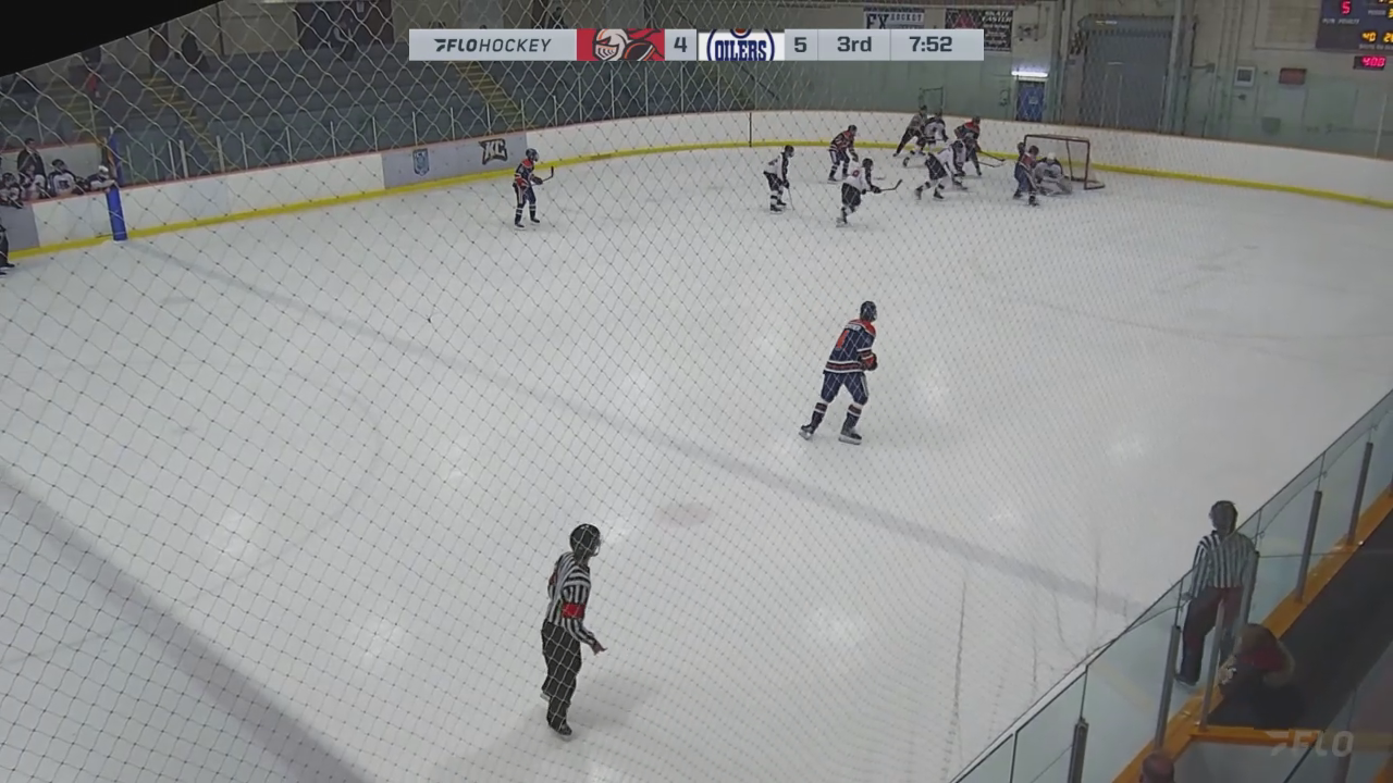 Asher Ammann Incredible Save To Keep Team In The Game - Lloydminster Lancers U18 AAA Highlights