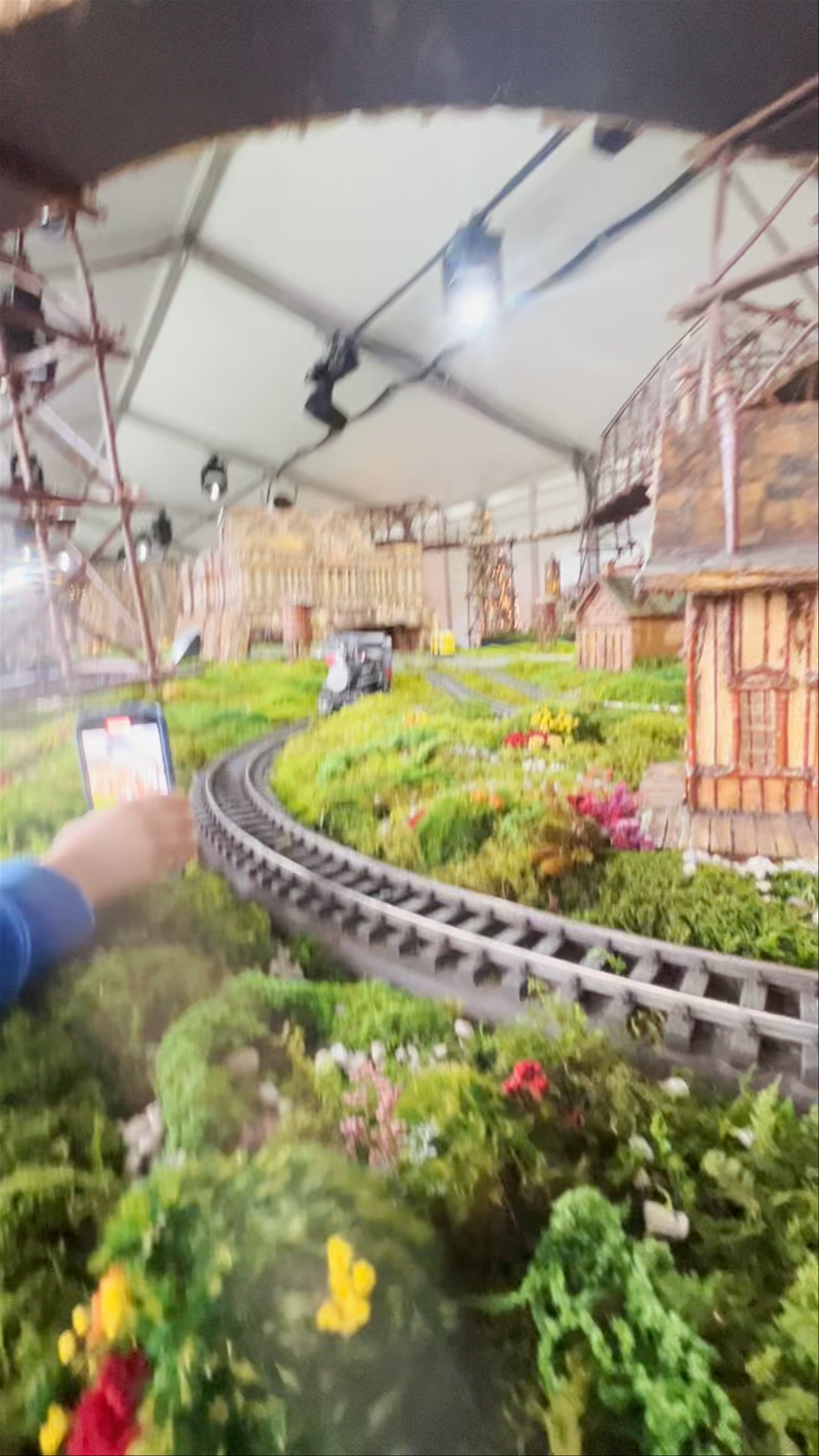 Miniature Train and Botanical Model at New York Botanical Garden