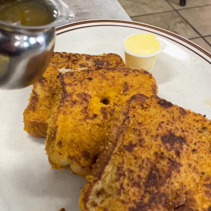 Parkside Diner - Syrup of rum atop French toast of Cap'n Crunch! - Diners Near Me - Rochester, New York