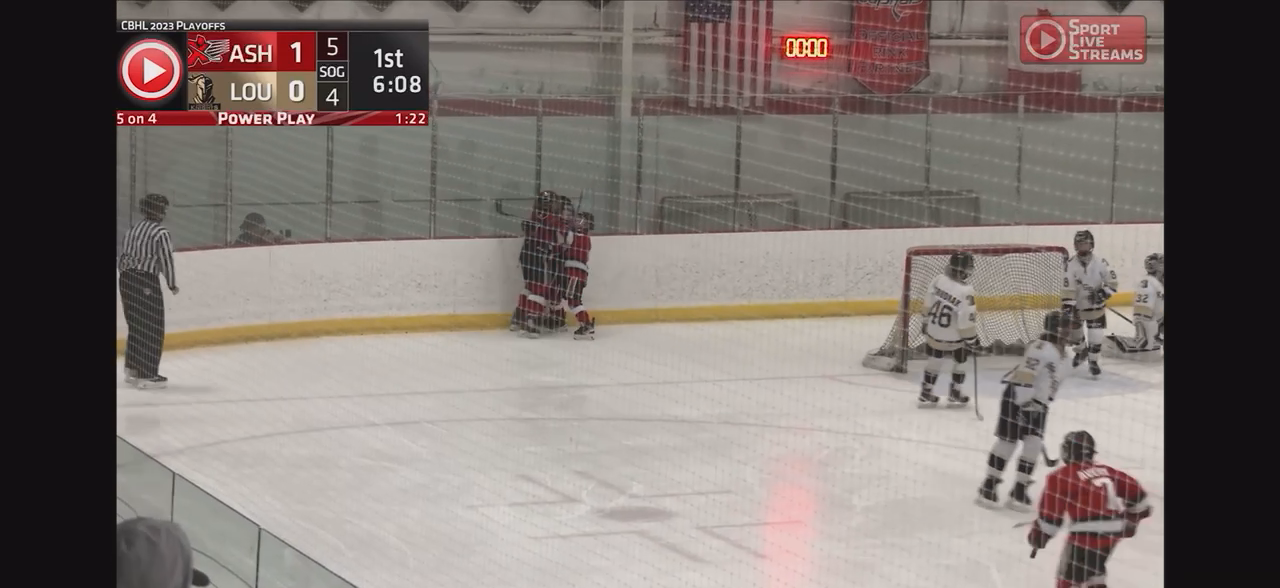 Killian McDonough's Neutral Zone Face Off Win & Goal