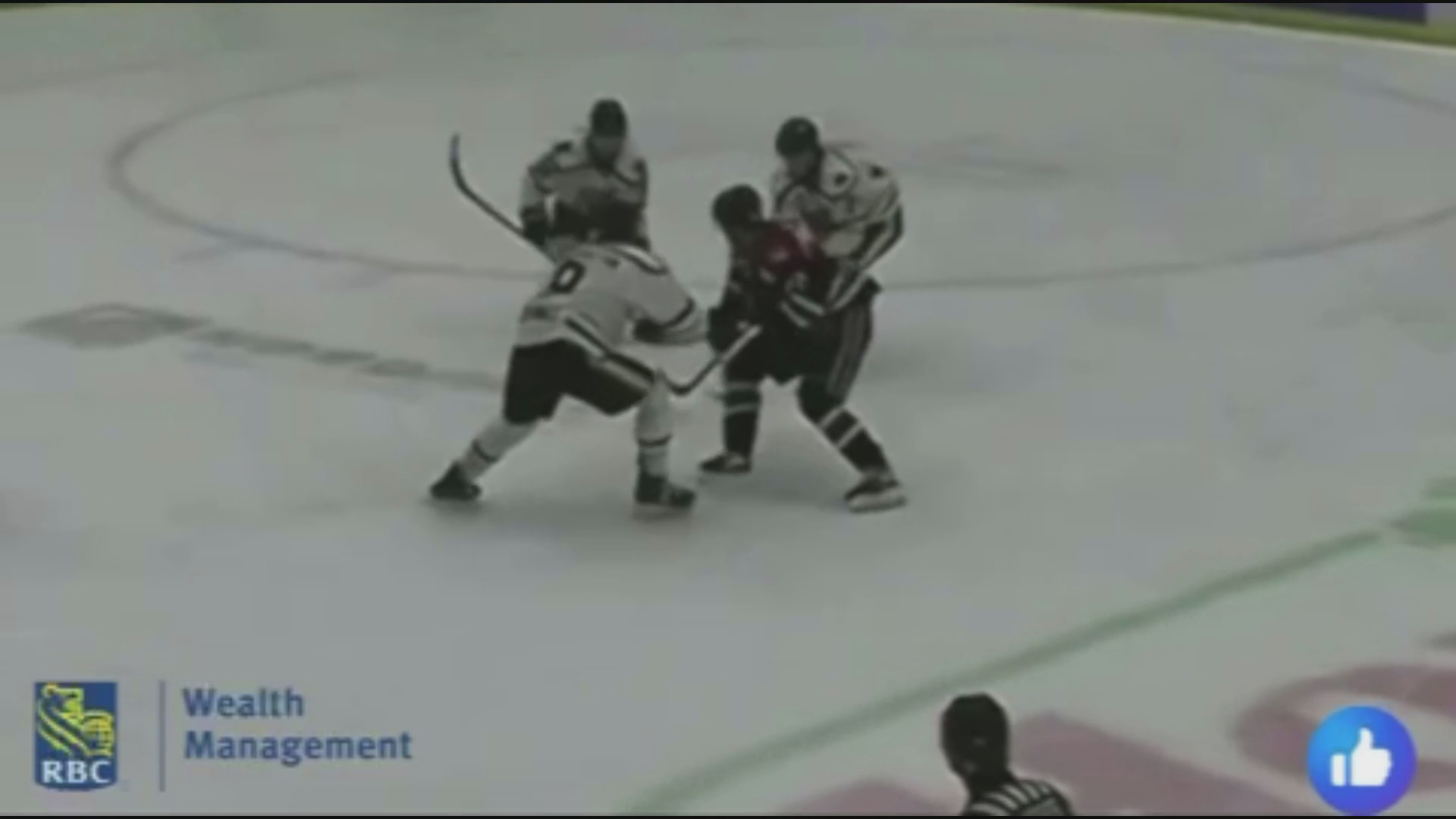 E.J. Paddington Delivers a Thunderous Open Ice Hit | Austin Bruins Highlights