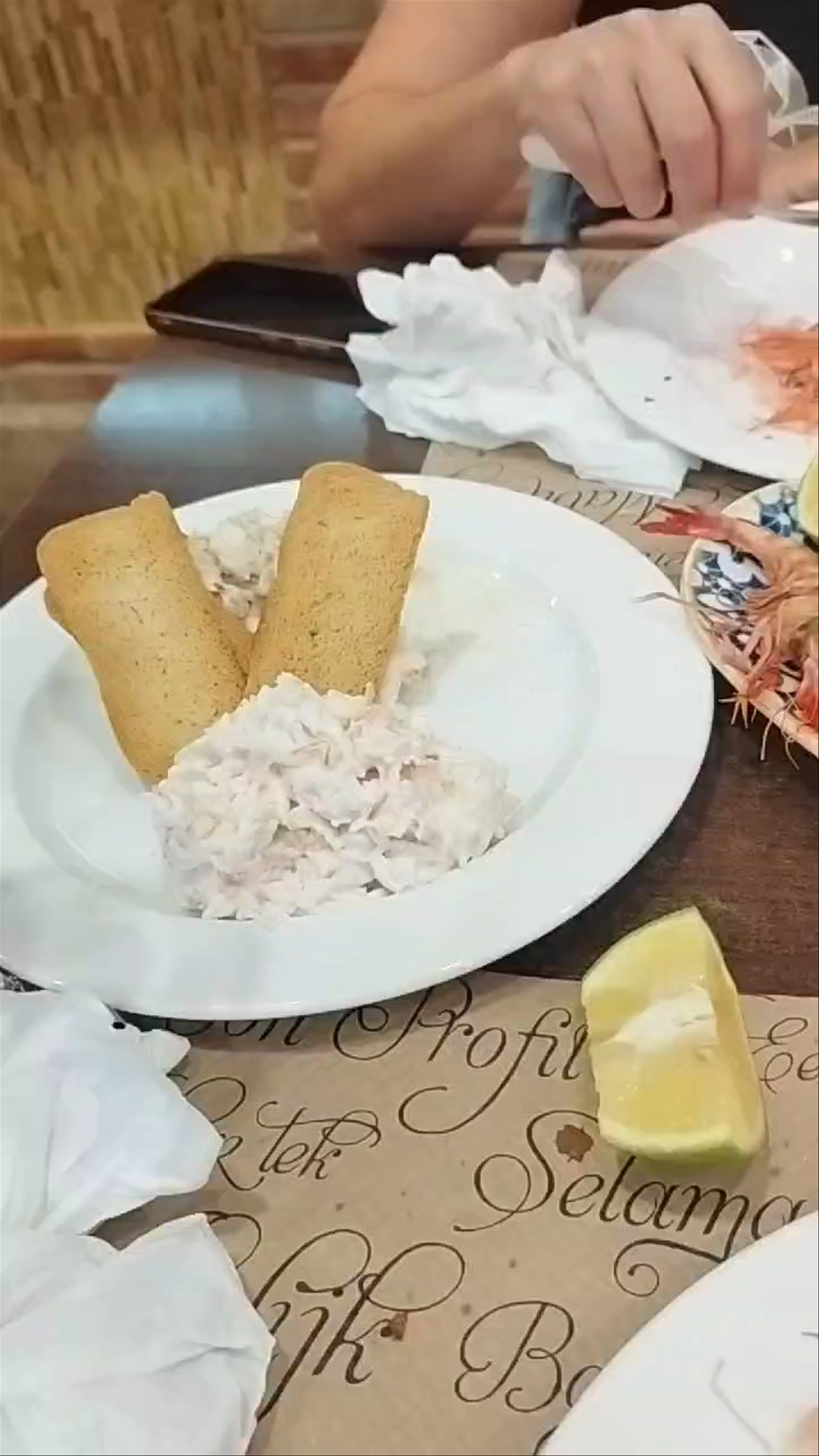 Seafood Delights at Restaurante San Agustín in Jumilla, Spain