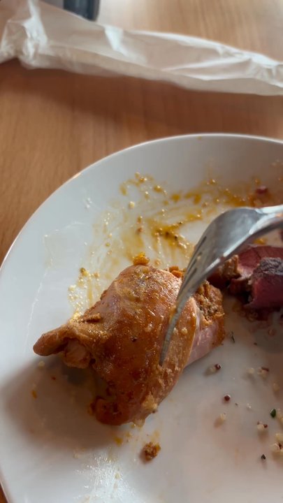 Rokka's Market - Chicken so tender it pulls apart with a fork!  Sorry for the sad videography - Brazilian Near Me - Windermere, Florida