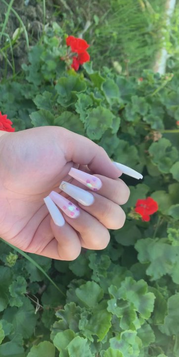 Gem Studios - A little close up view of my Valentine's Day nails - Eyelash Service Near Me - Westminster, California