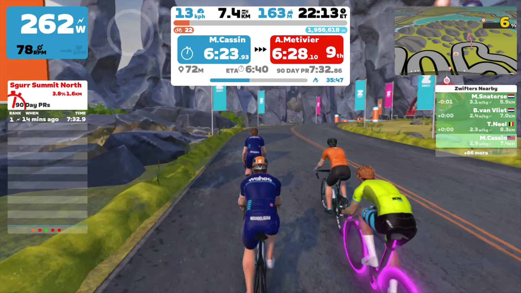 Zwift - Fons van Nuland's Meetup on City and the Sgurr in Scotland