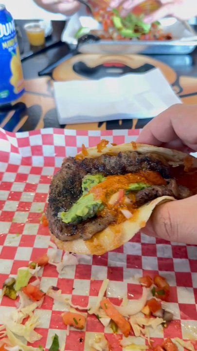 Gordos Tacos - Ribeye taco size of my hands - Tacos Near Me - Chandler, Arizona