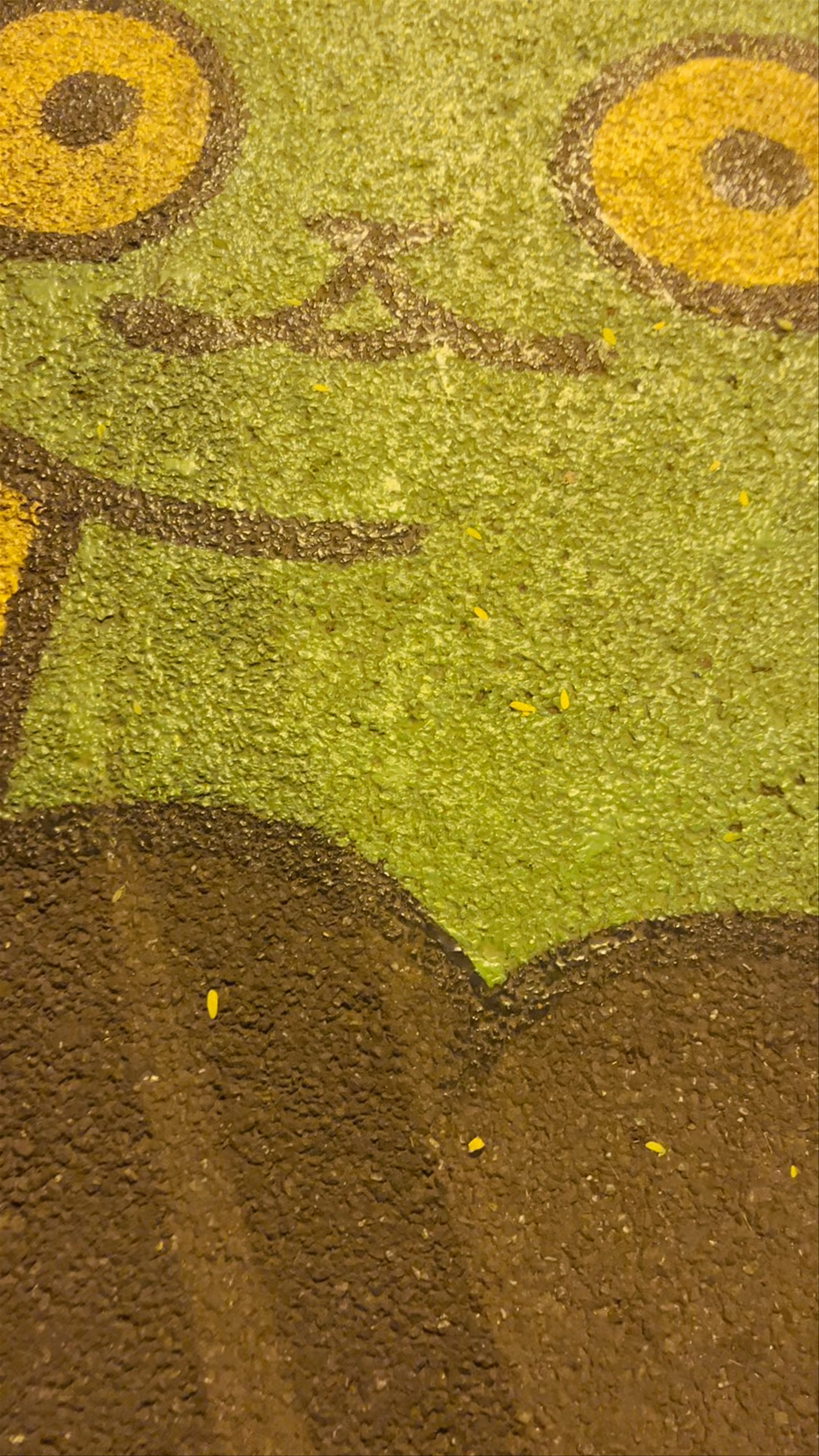 Nikola Tesla Monument and Colorful Street Art at Night in Zagreb