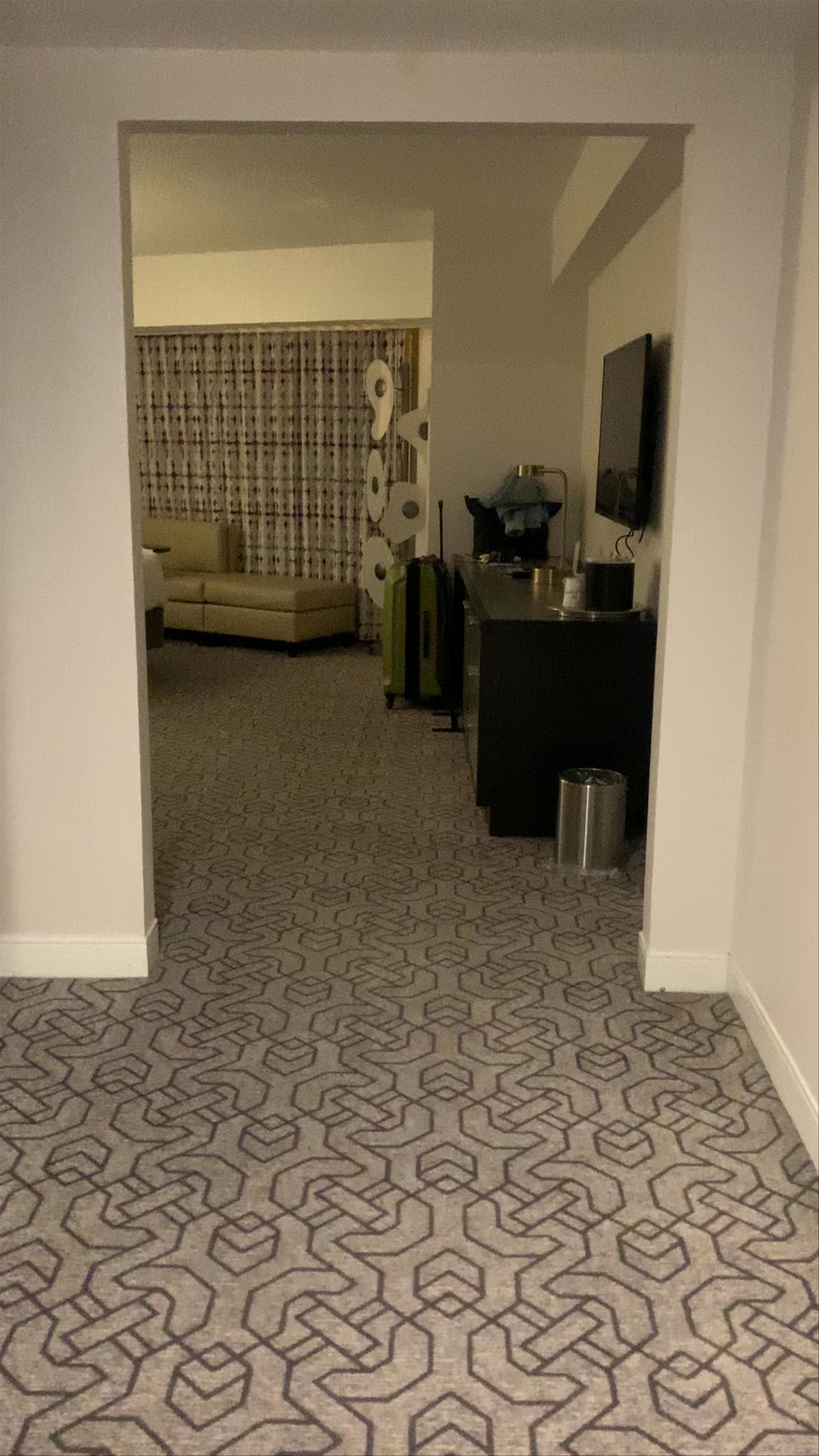 Inside a Modern Suite on Planet Hollywood Way, Las Vegas