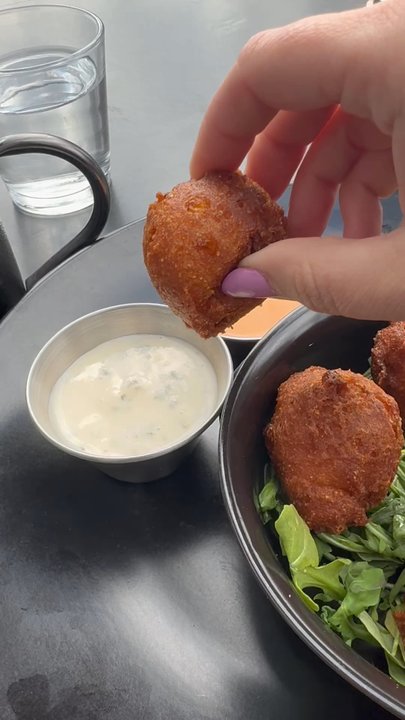 PiANTA Vegan - Dipping Corn Fritters (GF) - Vegan Near Me - Providence, Rhode Island