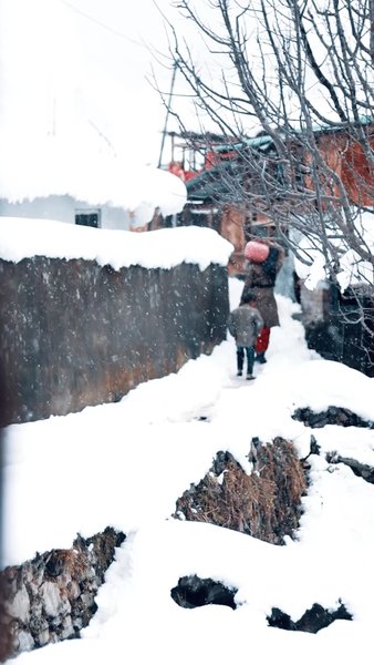 Photo of Snowfall in Jakhol, 