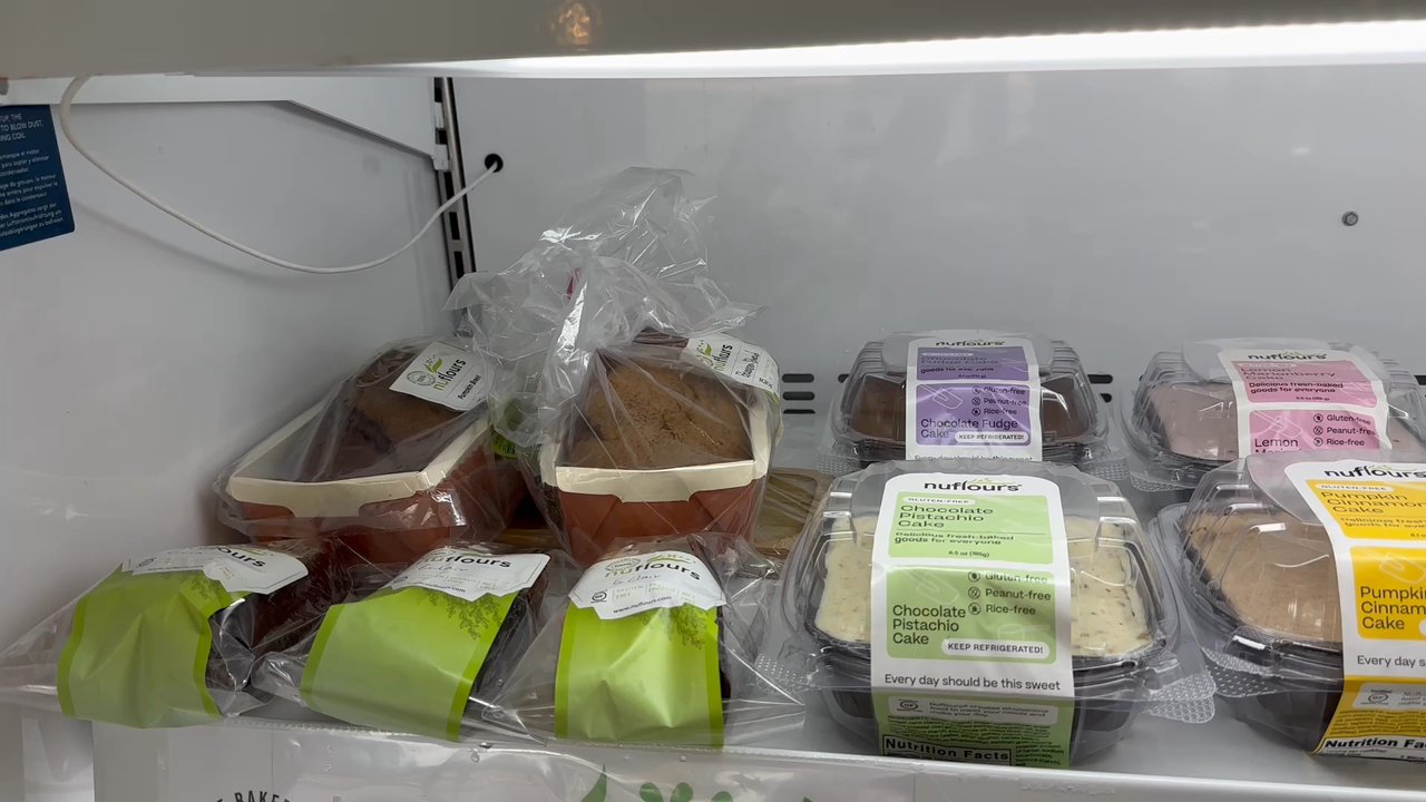 One Bite Cafe - Goody case with several selections from Nuflours bakery - Cafes Near Me - Woodinville, Washington