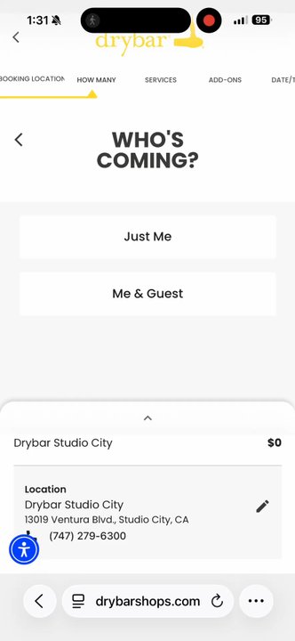 Drybar - Studio City - Their booking process says nothing about dry hair. - Blow Dry/Out Services Near Me - Studio City, California