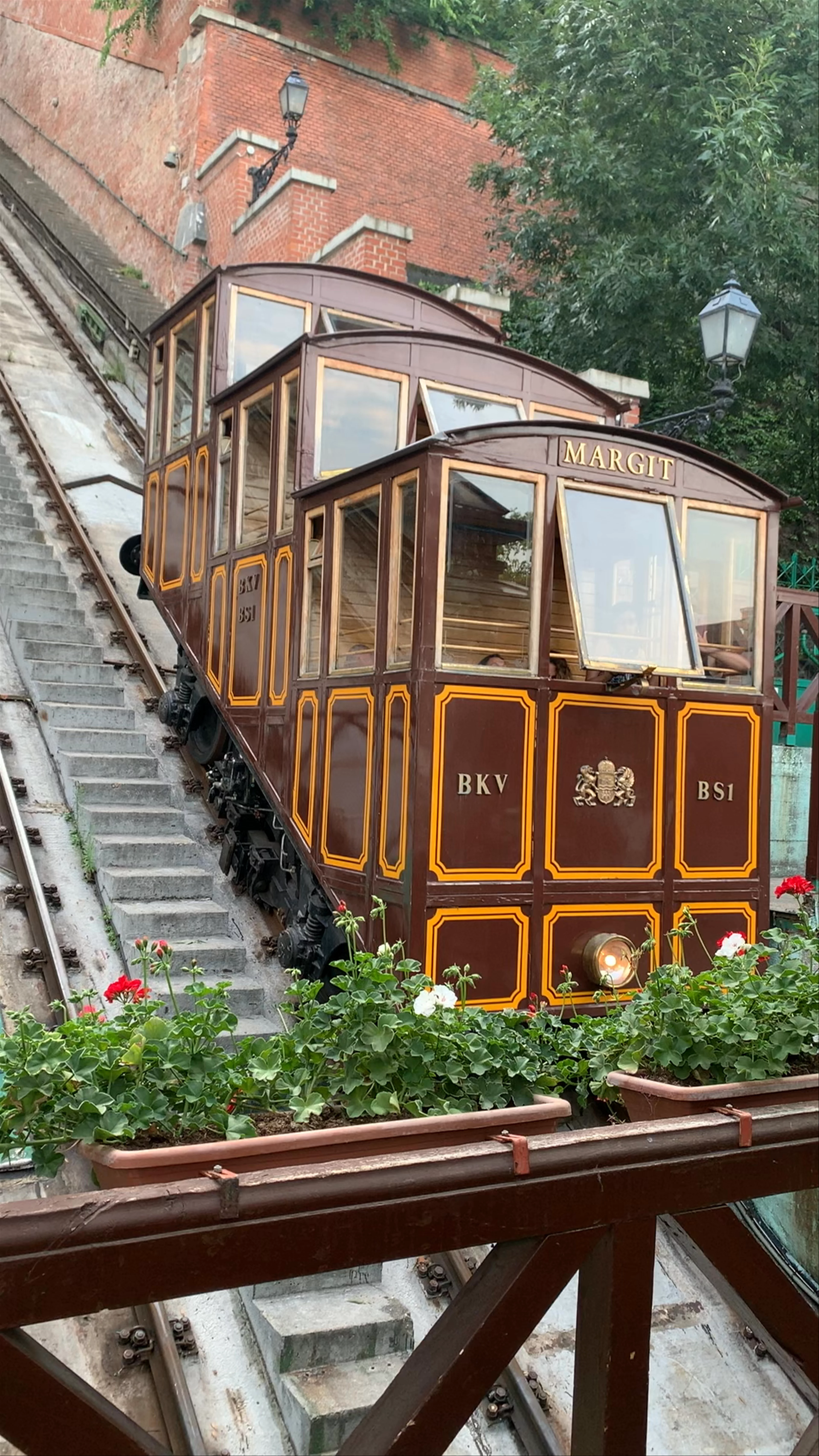 Budapest, Buda Castle Funicular, Sikló Street, Hungary