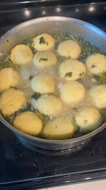 Chef Sam's Table - Stuffed Matzoh ball soup,Foie gras morsel's - Personal Chefs Near Me