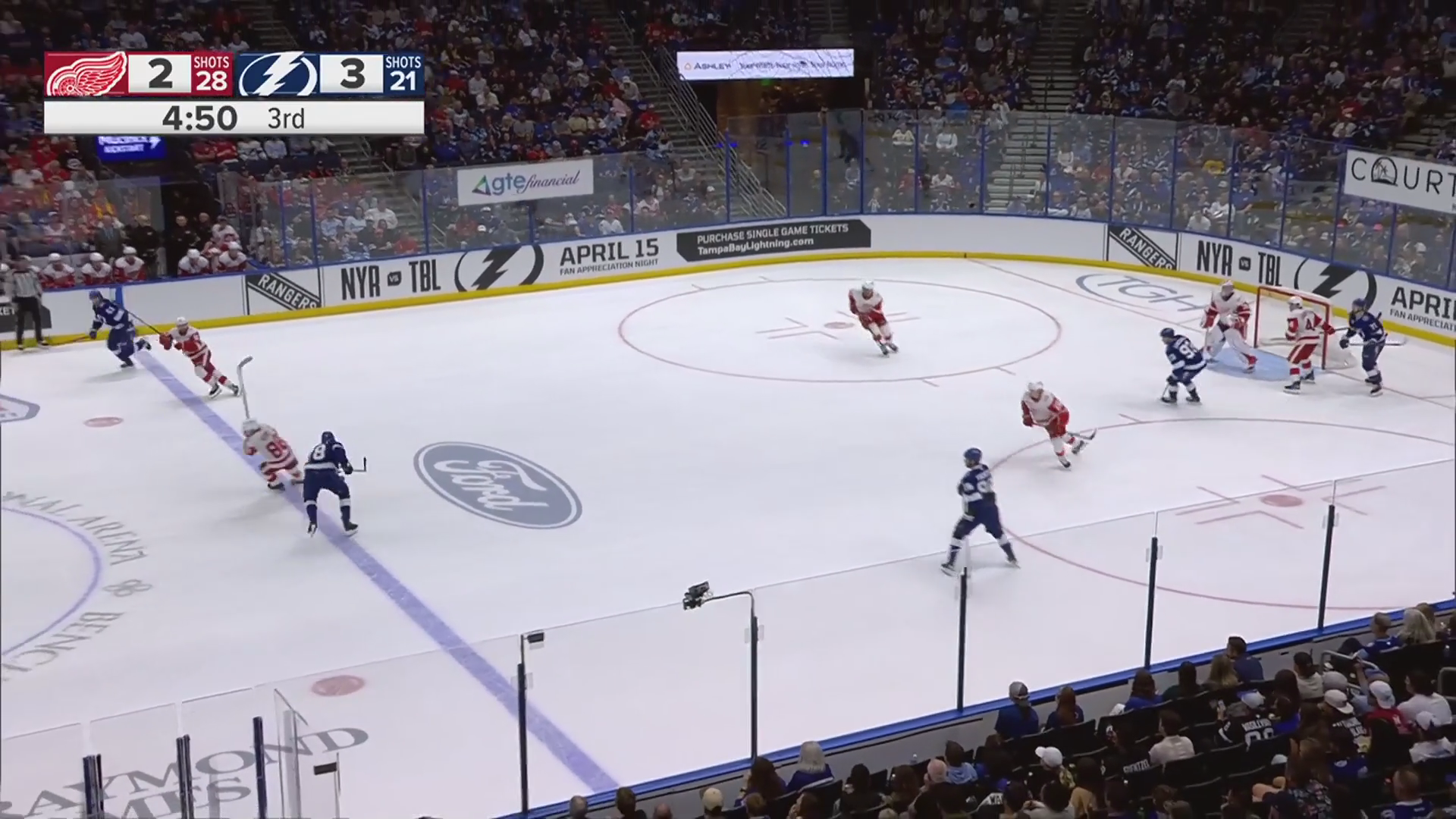 Lightning Strike Back in OT Thriller vs. Red Wings · Apr. 13, 2026